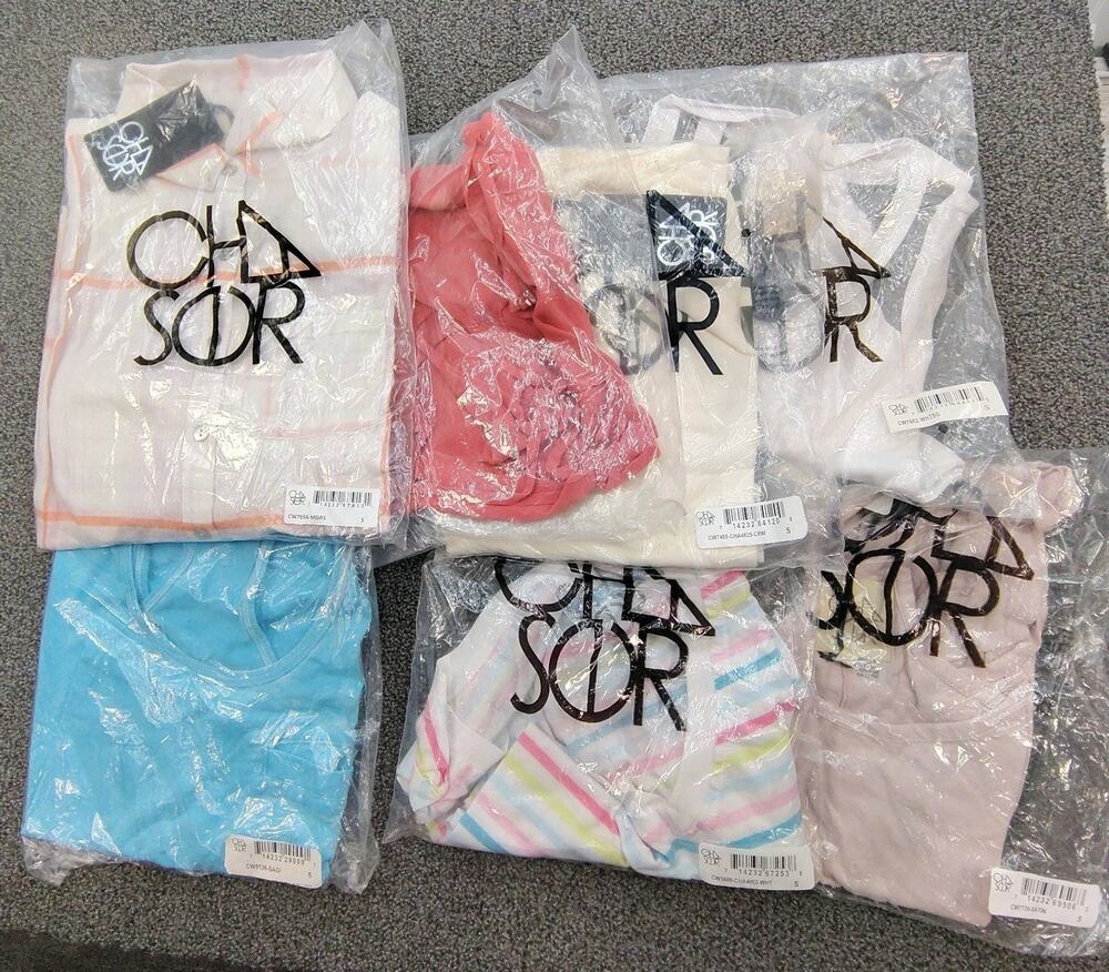 New Chaser Women's Size S Bundle Lot Of 7 Tops Pants Shirts Resell Fast Shipping